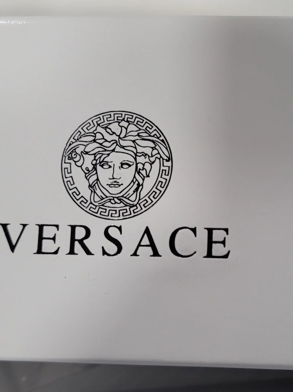 Versace Silver Aviator Sunglasses with Dark Gray Lenses